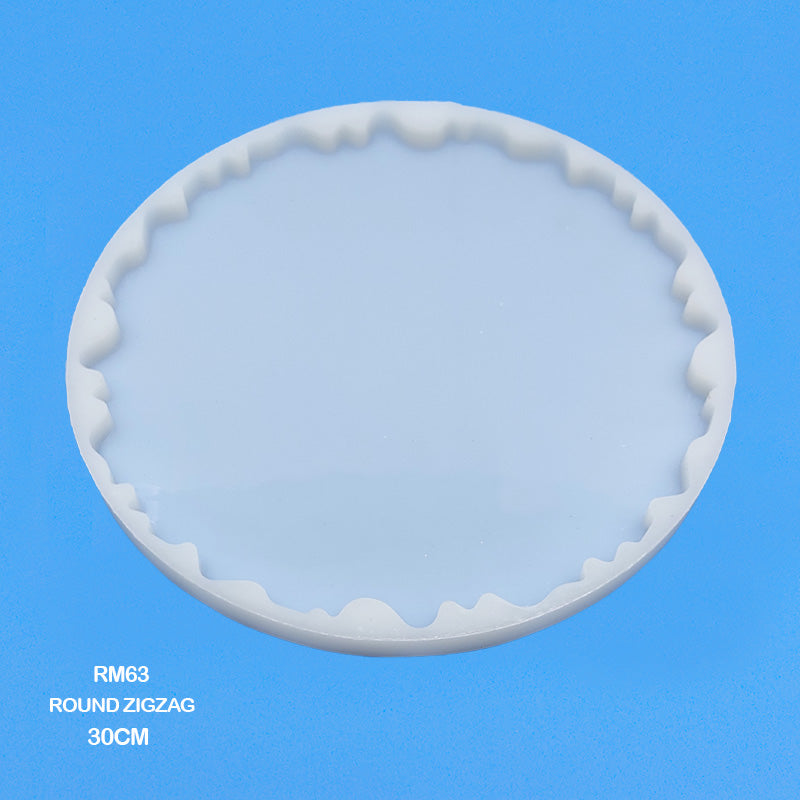 RM63 SILICONE MOLD ROUND ZIGZAG 30CM - GIFT TO LOVE