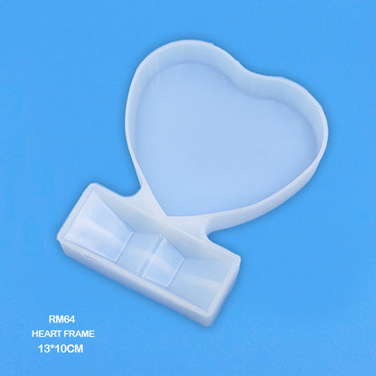 RM64 SILICONE MOLD HEART FRAME 13*10CM - GIFT TO LOVE