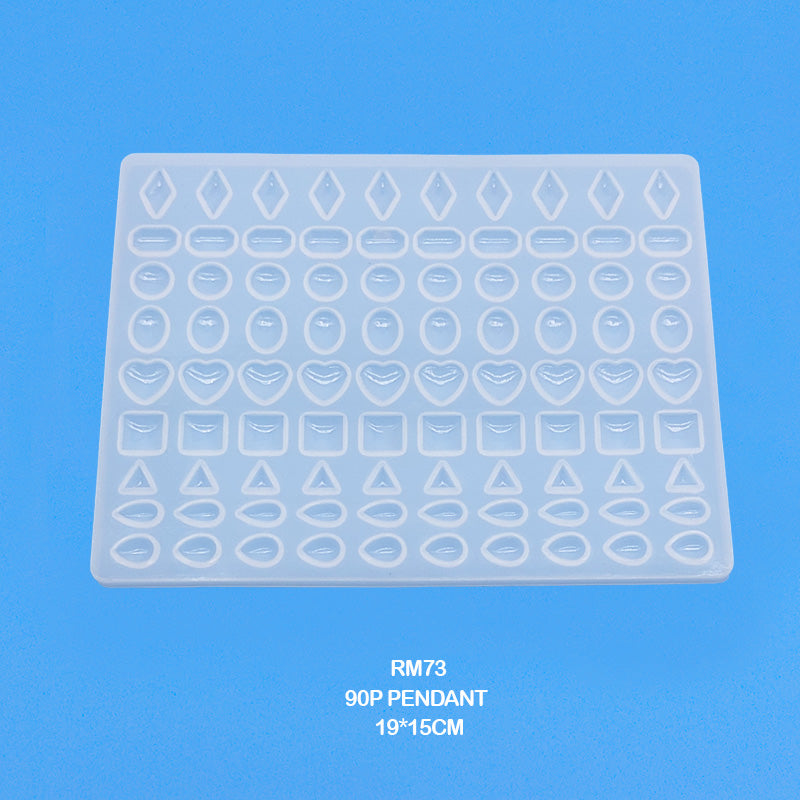 Rm73 Silicone Mold 90P Pendant 19*15Cm-Gift To Love-Art & Craft