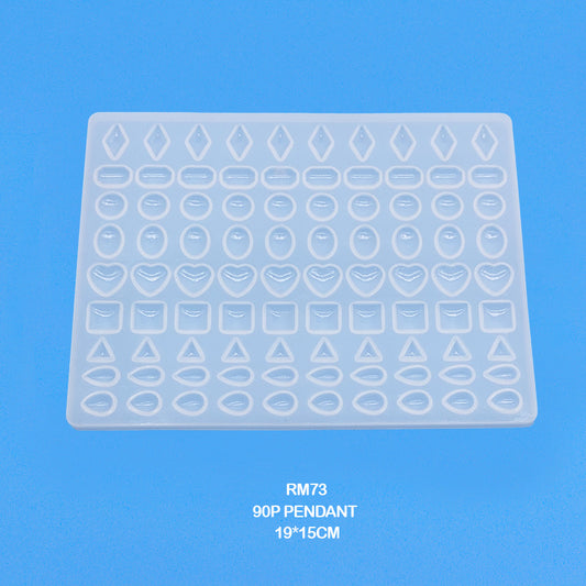 Gift To Love | Silicone Mold Pendant | Size : 19 X 15 Cm | Pcs : 90 Pcs | Code : RM73