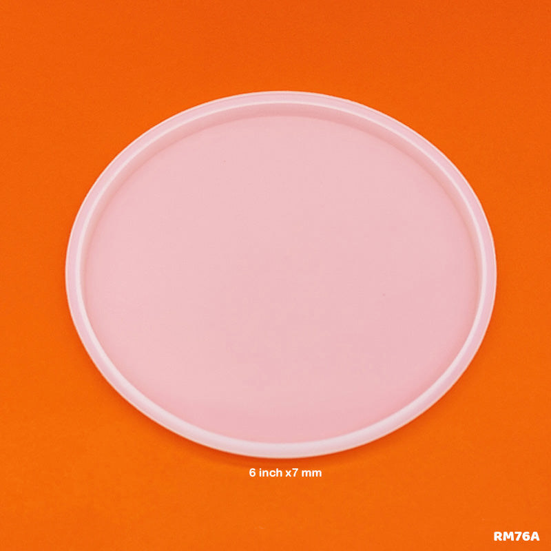Gift To Love | Silicone Mold Round | Size : 6 Inch X 7 Mm | Code : RM76A