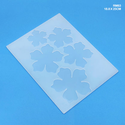 Gift To Love | Silicone Mold 5 Flower | Size : 18.8 X 25 Cm | Code : RM83