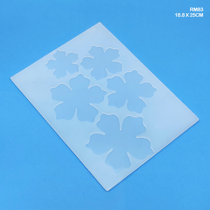 Gift To Love | Silicone Mold 5 Flower | Size : 18.8 X 25 Cm | Code : RM83