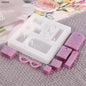 Gift To Love | Silicone Mold | Size : 9 X 8 Cm | Code : RM893