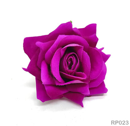 Gift To Love | Rose Cloth Flower | Color : Deep Purple | Pcs : 50 Pcs | Code : RP023