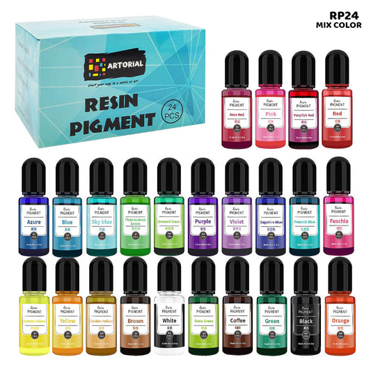 Gift To Love | Resin Pigment | Size : 10 Ml | Pcs : 24 Colors | Code : RP24