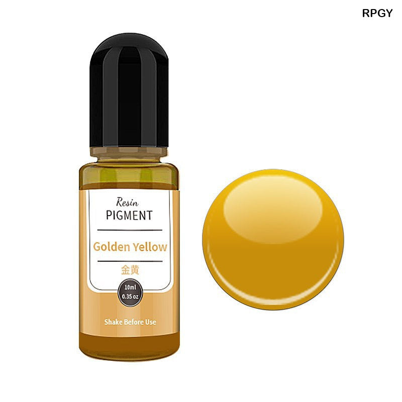 Gift To Love | Resin Pigment | Color : Golden Yellow | Size : 10 Ml | Code : RPGY