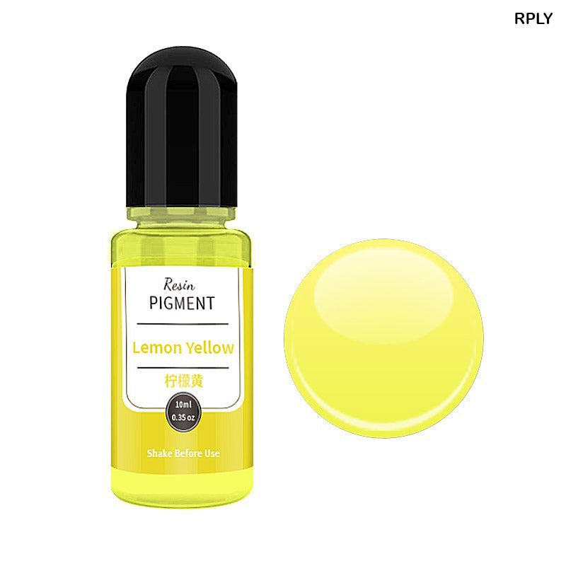 Gift To Love | Resin Pigment | Color : Lemon Yellow | Size : 10 Ml | Code : RPLY