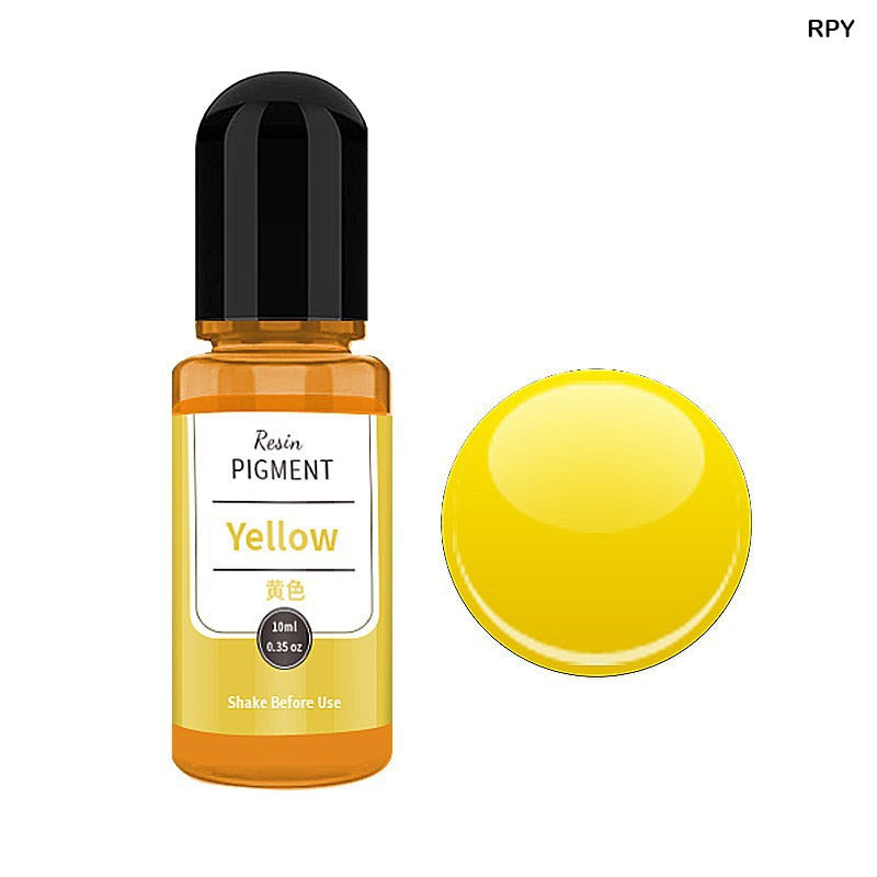 Gift To Love | Resin Pigment | Color : Yellow | Size : 10 Ml | Code : RPY