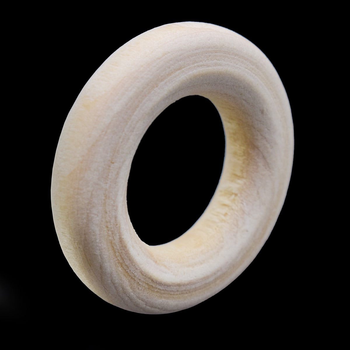 Gift To Love | Round Wooden Ring | Size : 20 Mm | Pcs : 20 Pcs Set | Code : RWR20MM