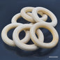 Gift To Love | Round Wooden Ring | Size : 40 Mm | Pcs : 6 Pcs Set | Code : RWR40MM