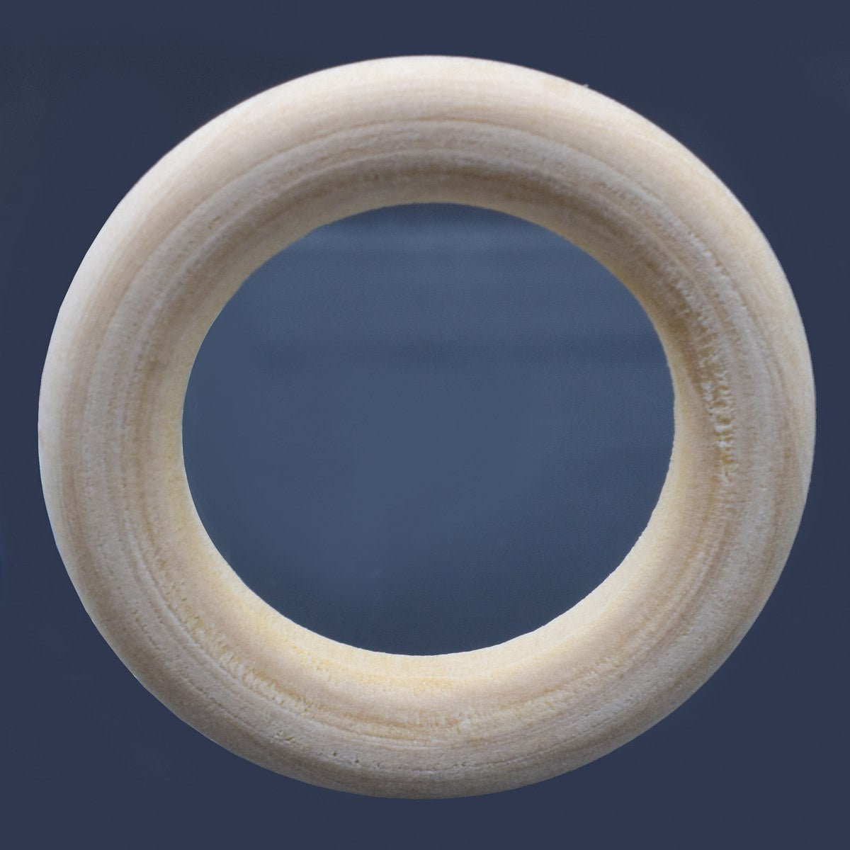 Gift To Love | Round Wooden Ring | Size : 40 Mm | Pcs : 6 Pcs Set | Code : RWR40MM