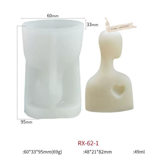 Gift To Love | Silicon Candle Mould | Code : RX621