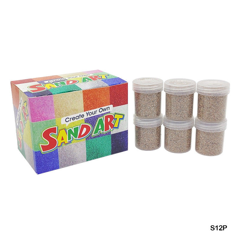Sand For Art Plain (12 Bottle) S12P-Gift To Love-Art & Craft