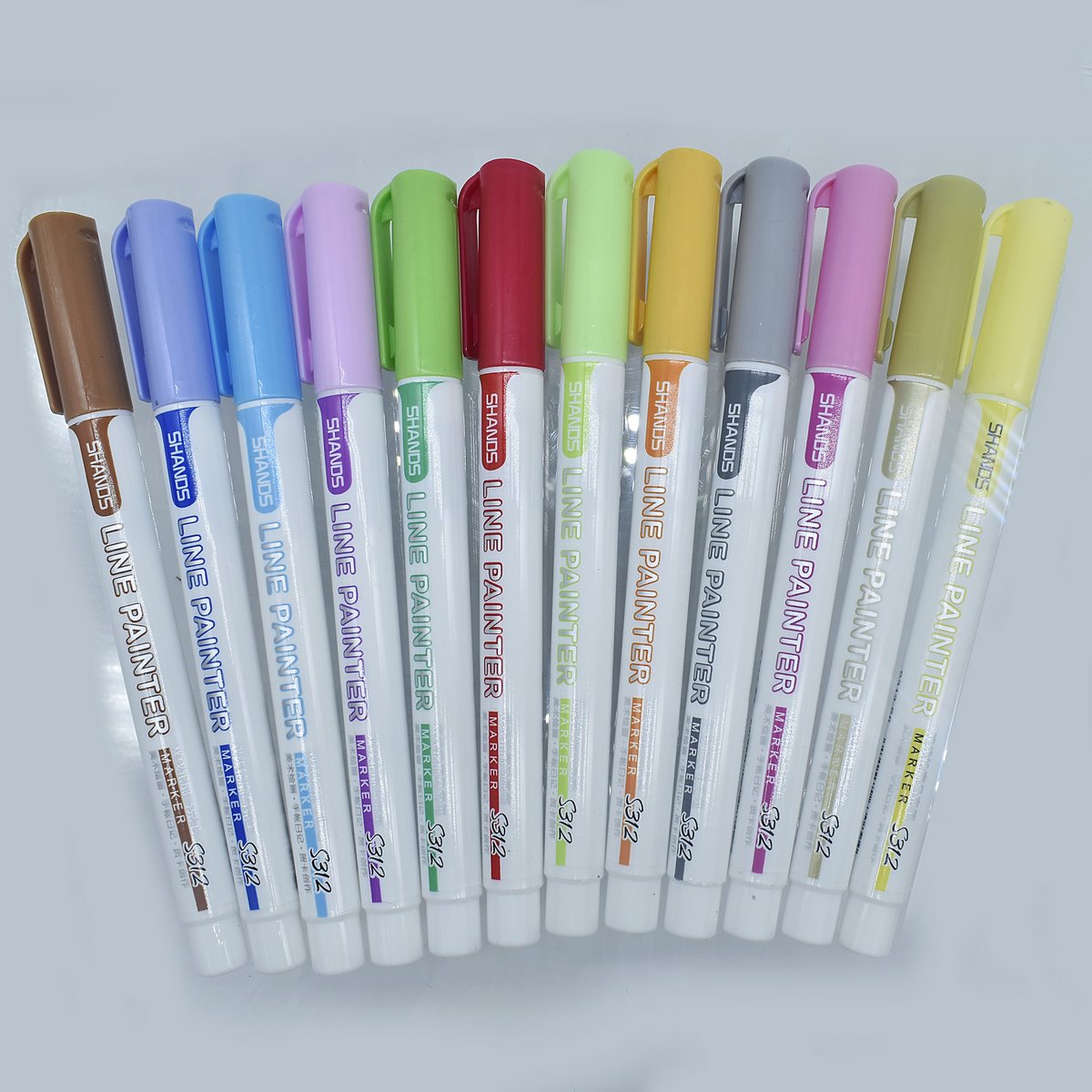 Gift To Love | Shands Line Painter Marker | Pcs : 12 Colour | Code : S312-12
