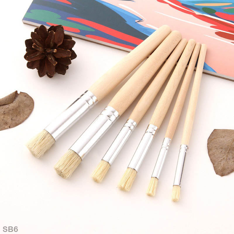 Gift To Love | Stencil Brush | Pcs : 6 Pcs | Code : SB6