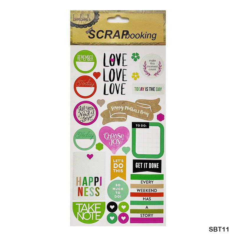 Gift To Love | Scrap Book Sticker | Code : SBT11
