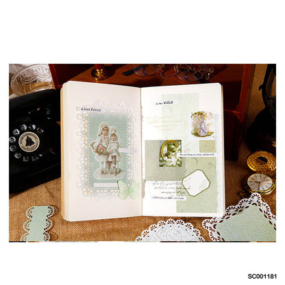 Gift To Love | Retro Lace Border Paper Cutout | Pcs : 20 Pcs | Code : SC001181
