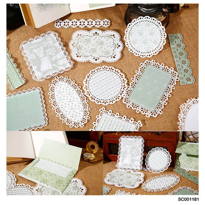 Gift To Love | Retro Lace Border Paper Cutout | Pcs : 20 Pcs | Code : SC001181