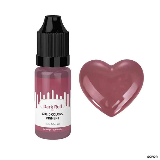 Gift To Love | Solid Color Pigment | Color : Dark Red | Size : 10 Ml | Code : SCPDR