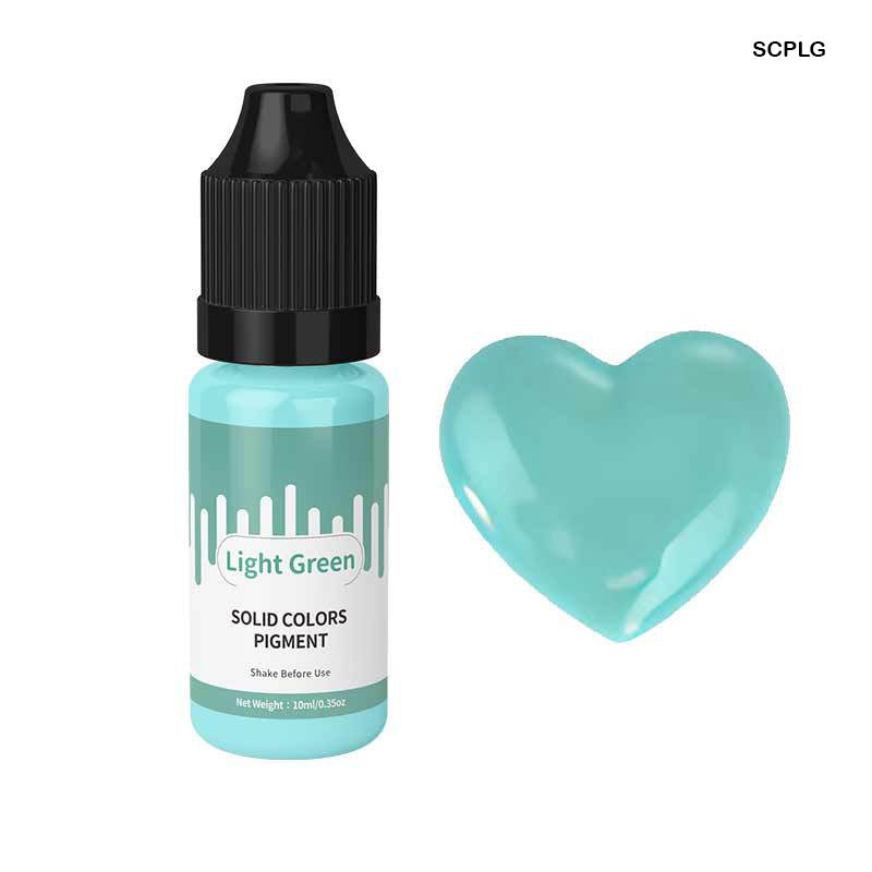 Gift To Love | Solid Color Pigment | Color : Light Green | Size : 10 Ml | Code : SCPLG