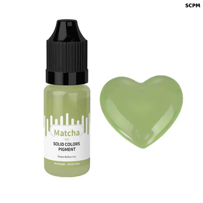 Gift To Love | Solid Color Pigment | Color : Matcha | Size : 10 Ml | Code : SCPM