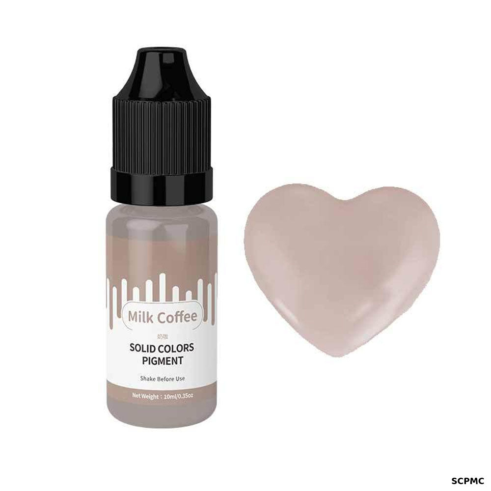 Gift To Love | Solid Color Pigment | Color : Milk Coffee | Size : 10 Ml | Code : SCPMC