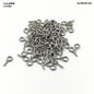 Gift To Love | Screw Steel | Color : Silver | Size : 1 Mm X 4 Mm X 8 Mm | Pcs : 10 Gm | Code : SCREW10S
