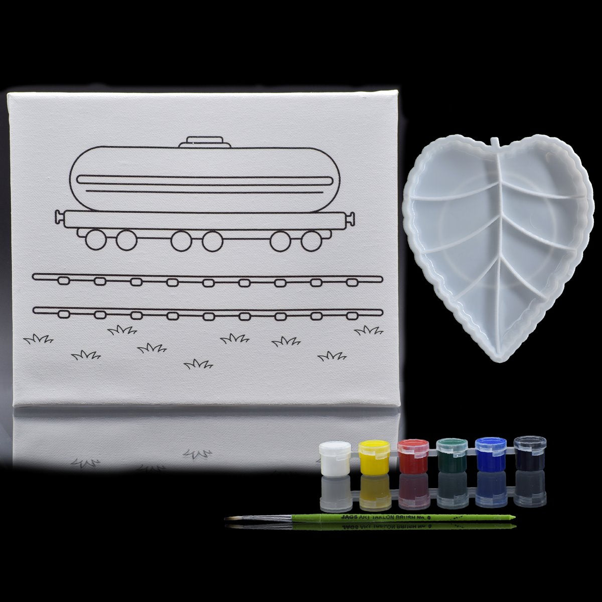 Gift To Love | Stretched Canvas With Print Oil Tank | Size : 8 X 10 Inch | Code : SCW810-4