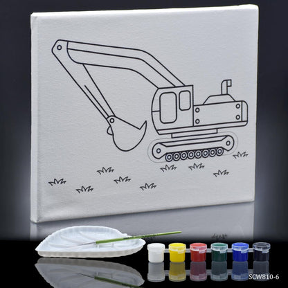 Gift To Love | Stretched Canvas With Print Jcb | Size : 8 X 10 Inch | Code : SCW810-6