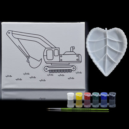Gift To Love | Stretched Canvas With Print Jcb | Size : 8 X 10 Inch | Code : SCW810-6