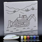 Gift To Love | Stretched Canvas With Print Jcb | Size : 8 X 10 Inch | Code : SCW810-7