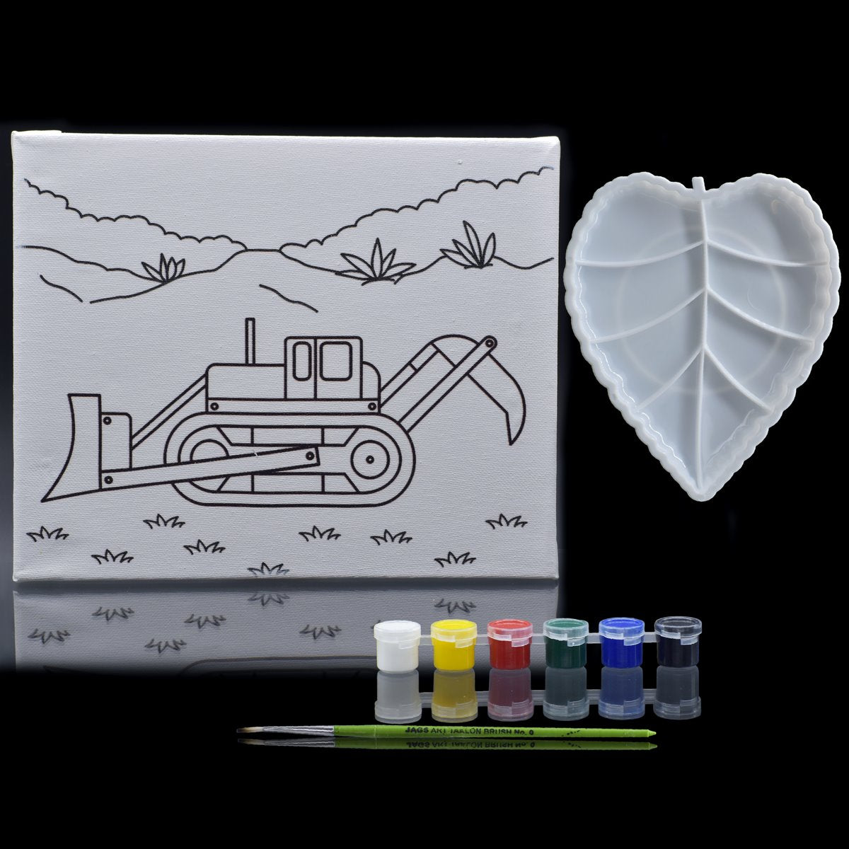 Gift To Love | Stretched Canvas With Print Jcb | Size : 8 X 10 Inch | Code : SCW810-7