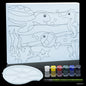 Gift To Love | Stretched Canvas With Print Fish | Size : 8 X 10 Inch | Code : SCW810-9