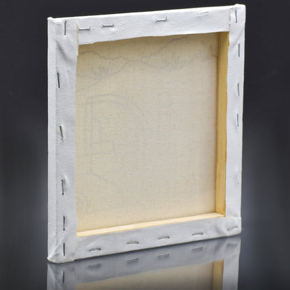 Gift To Love | Stretched Canvas With Print Forklift Truck | Size : 8 X 8 Inch | Code : SCWP88-10