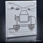 Gift To Love | Stretched Canvas With Print Concrete | Size : 8 X 8 Inch | Code : SCWP88-12
