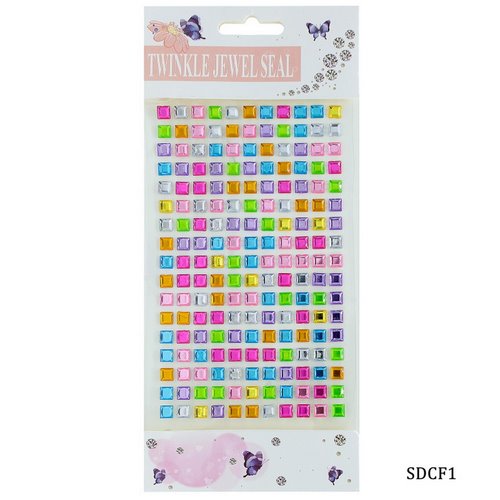 Gift To Love | Sticker Diamond Multi Square Mini Small | Code : SDCF1