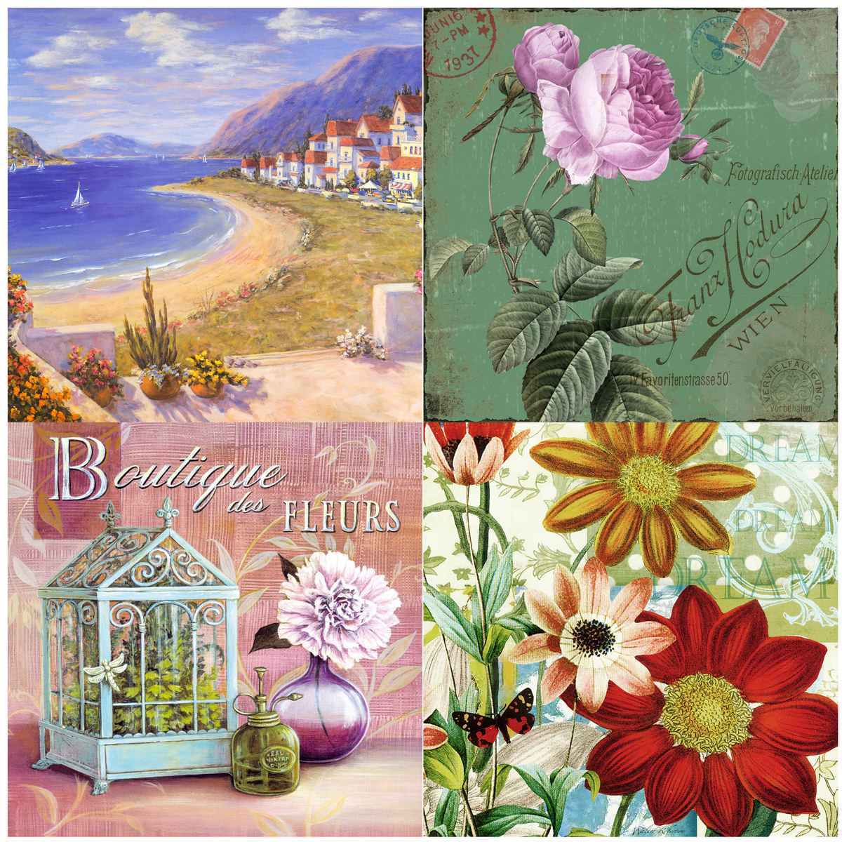 Gift To Love | Sceneric Decor Decoupage Paper | Size : 12 X 12 | Code : SDP12X12