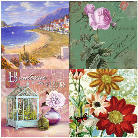 Gift To Love | Sceneric Decor Decoupage Paper | Size : 12 X 12 | Code : SDP12X12