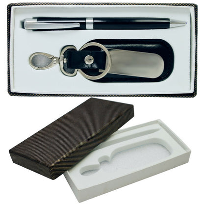 Gift To Love | Keychain With Pen | Color : Black | Code : SET118BK