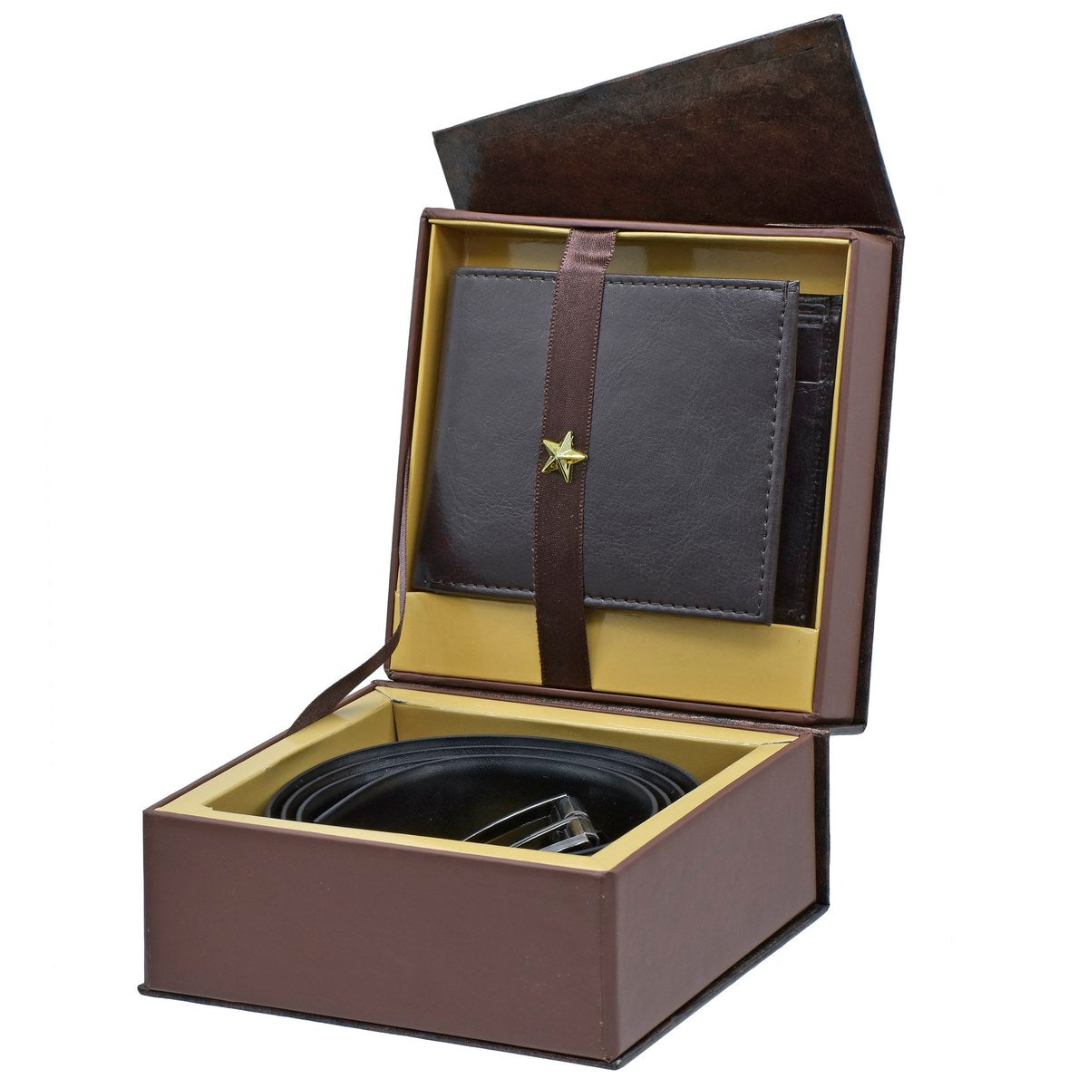 Gift To Love | Wallet With Belt | Color : Brown | Code : SET1414BN