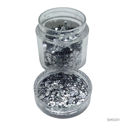 Gift To Love | Shimmer Glitter | Color : Silvery | Code : SHG01