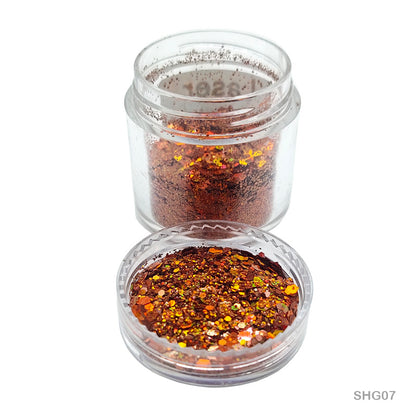 Gift To Love | Shimmer Glitter | Color : Laser Bronzed | Code : SHG07
