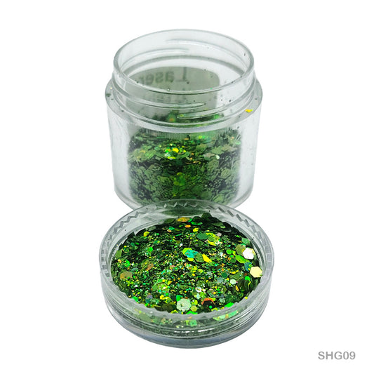 Gift To Love | Shimmer Glitter | Color : Laser Green | Code : SHG09
