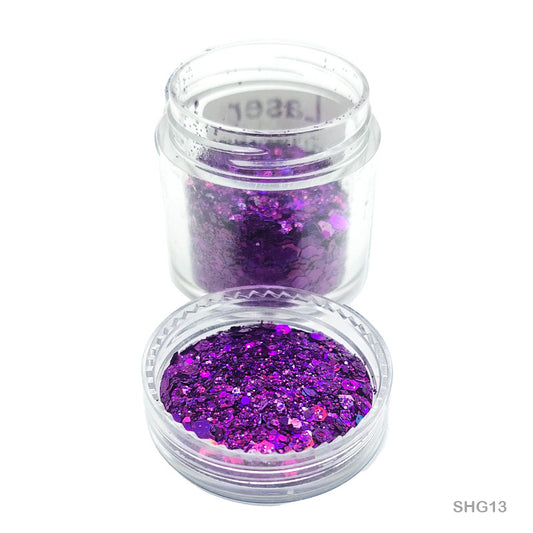Gift To Love | Shimmer Glitter Laser | Color : Purple | Code : SHG13