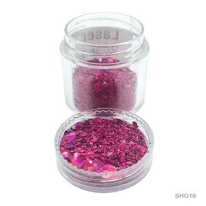 Gift To Love | Shimmer Glitter | Color : Laser Rose | Code : SHG16