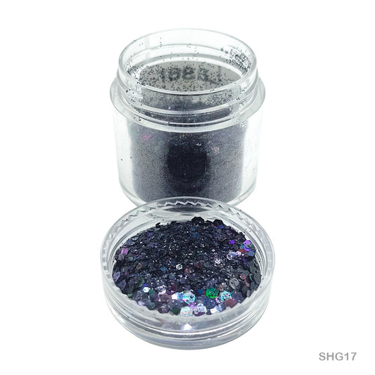 Gift To Love | Shimmer Glitter | Color : Laser Black | Code : SHG17