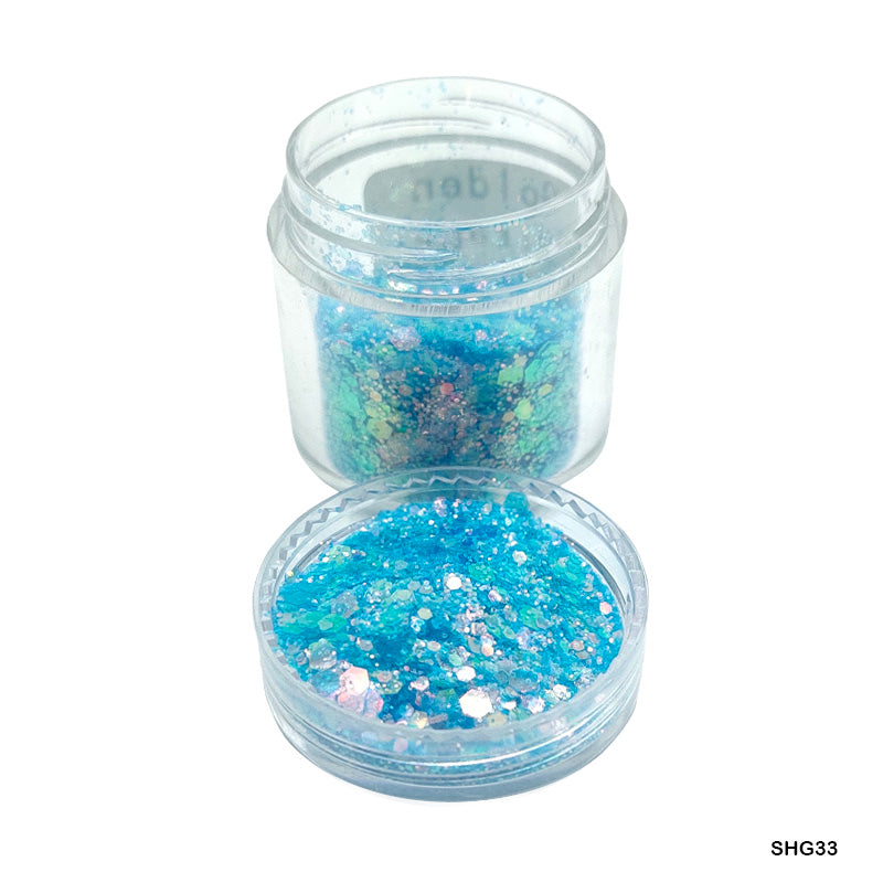 Gift To Love | Shimmer Glitter | Color : Golden Mirage Blue | Code : SHG33
