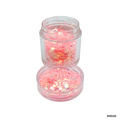 Gift To Love | Shimmer Glitter | Color : Red | Code : SHG40