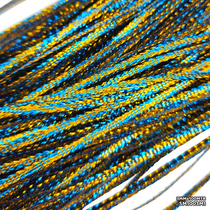 Gift To Love | Shimmer Metallic Cord Thread | Color : Multi | Size : 3 Mm X 100 Mtr | Code : SM1003M1